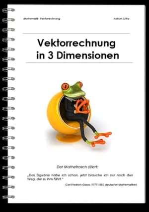Titelbild Vektorrechnung in 3 Dimensionen