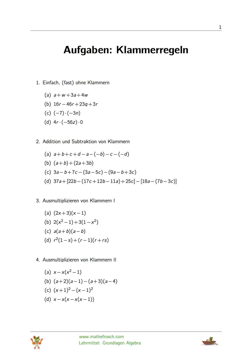 Klammern