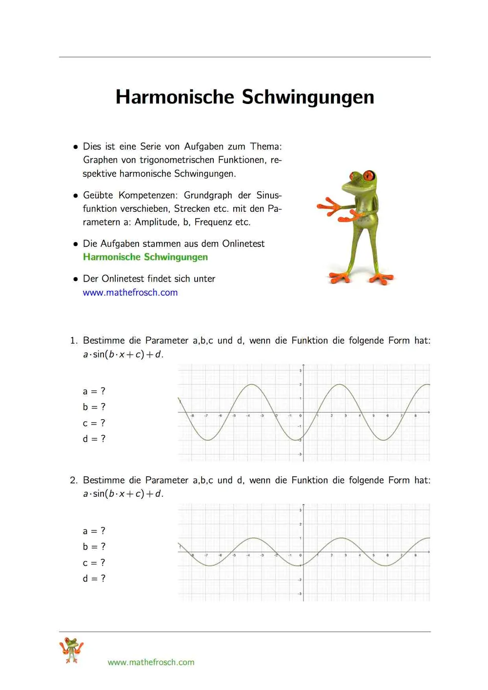 Harmonische Schwingungen
