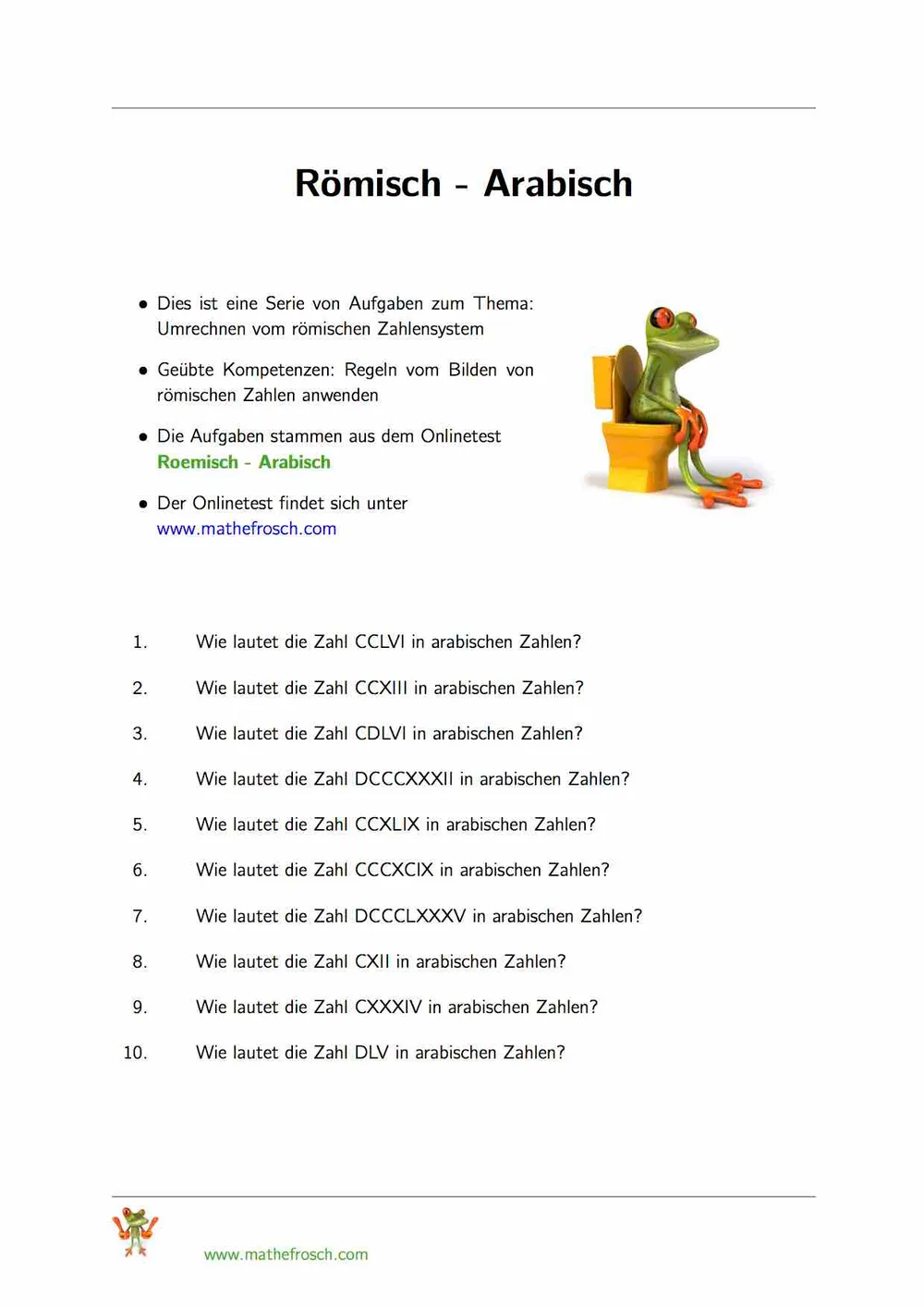 Römisch - Arabisch