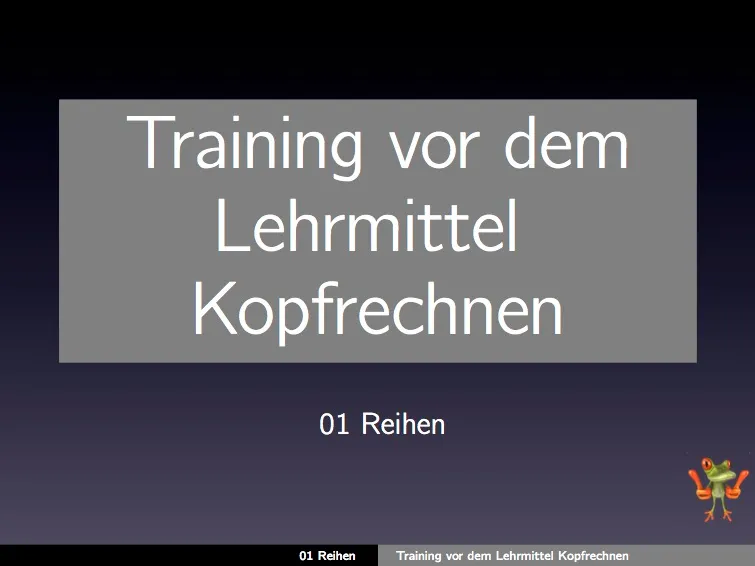 Kopfrechnen-Reihen-vorher