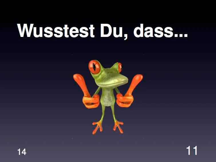 Wusstest du - 11
