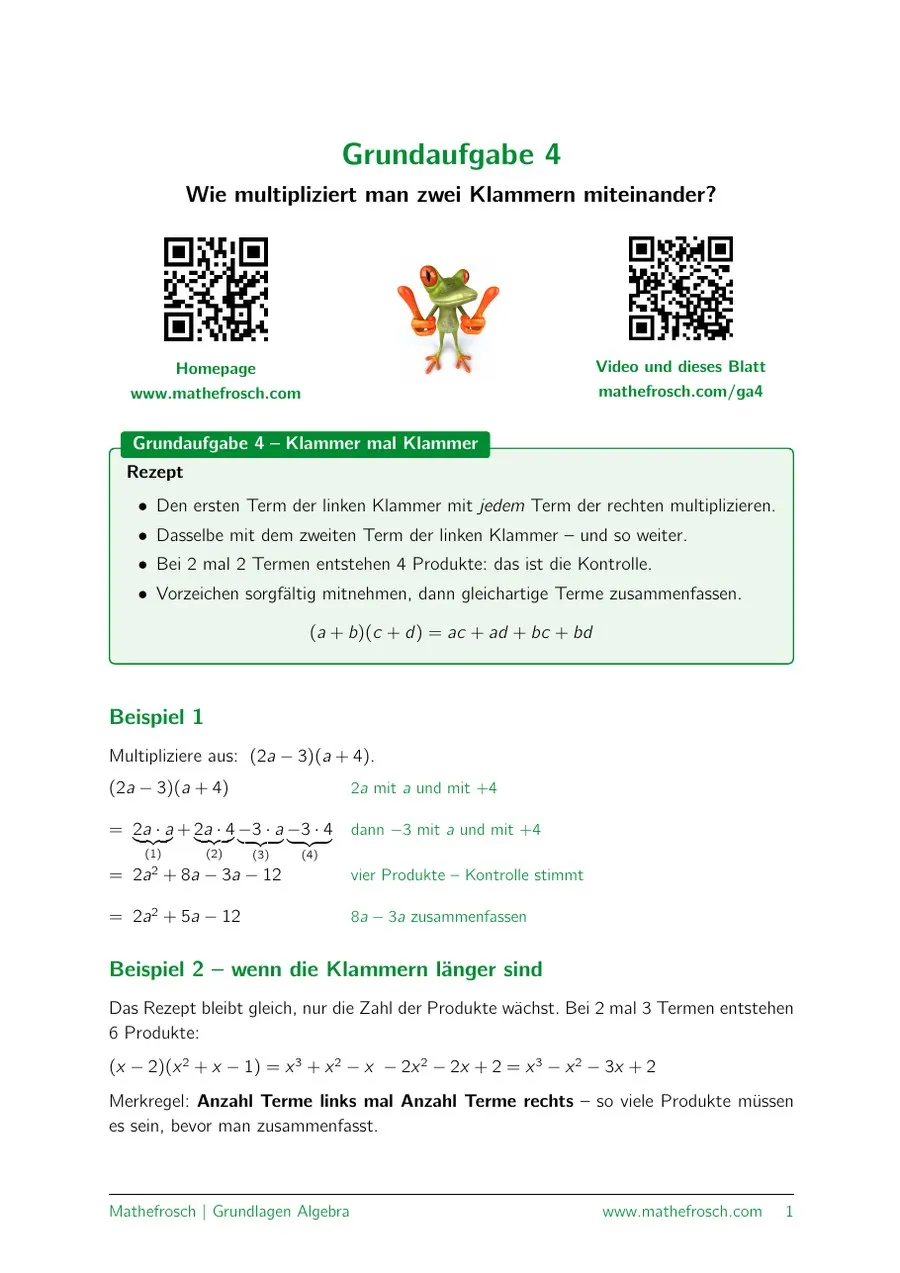 Algebra: Grundaufgabe – 04